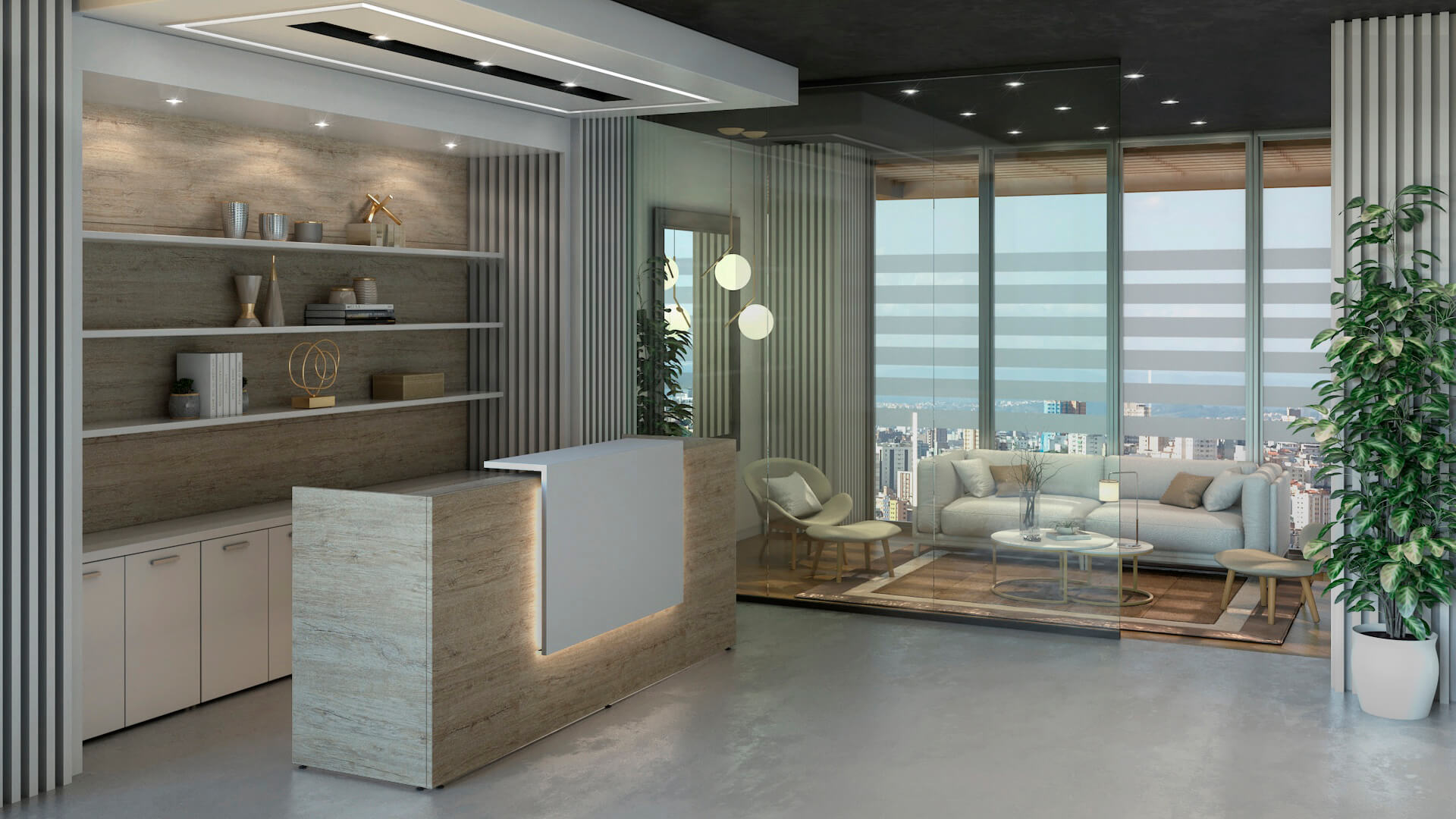 Recepciones Serie Magic Muebles de oficina Dunati